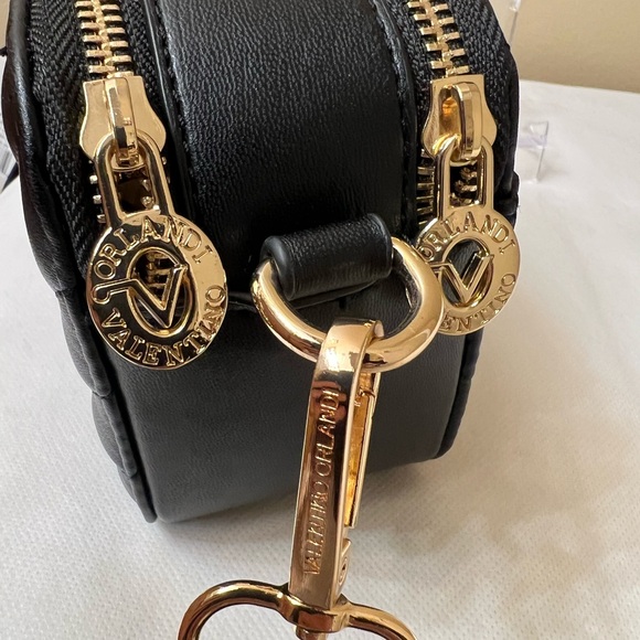 Valentino Orlandi Double Zipper quilted Crossbody NWT - Picture 6 of 9
